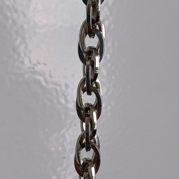 🆕 Rafe Belle Iridescent Faux Snakeskin Silver Gold Crossbody Chain Purse Bag - Picture 7 of 16